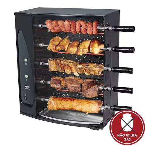 Churrasqueira Elétrica Arke Vitta Smart - Não utiliza gás